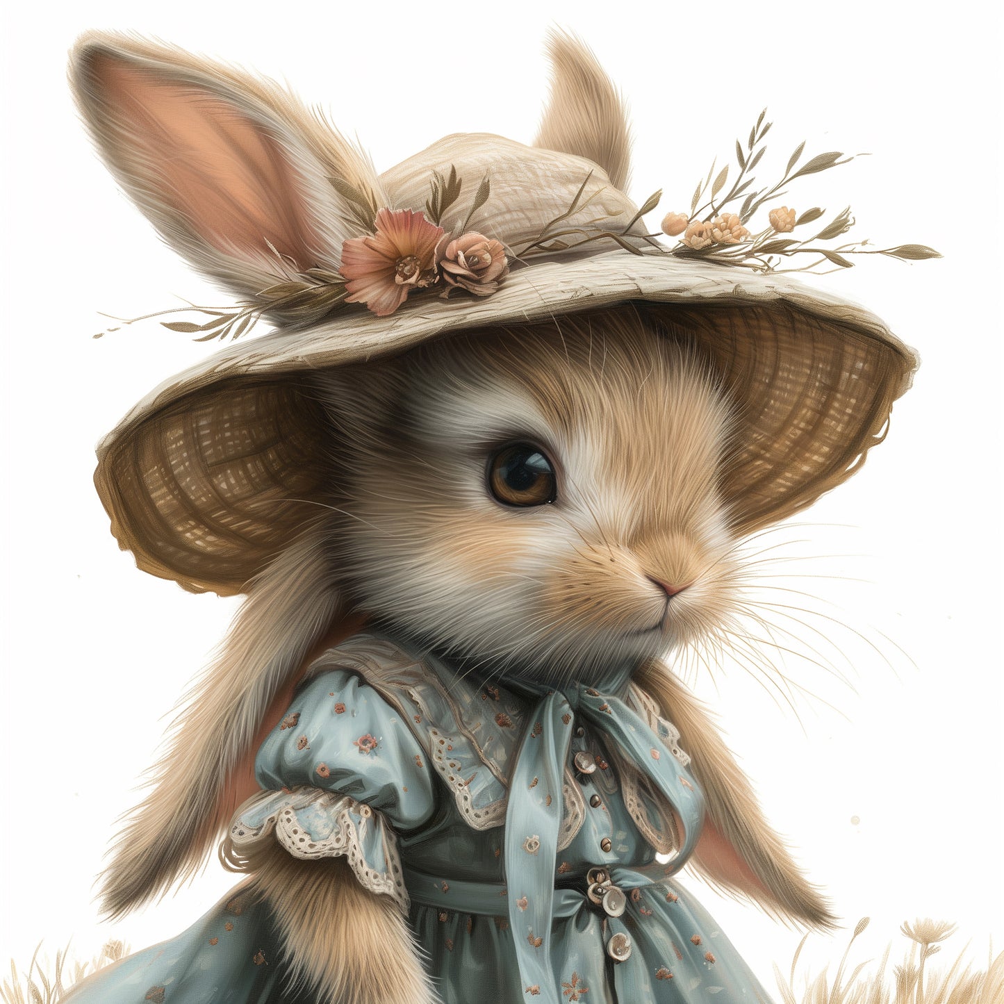 Super Cute Bunny - Peony